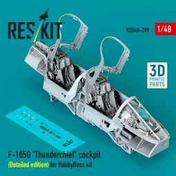 F-105G Thunderchief cockpit (Detailed edition) for HobbyBoss kit (3...