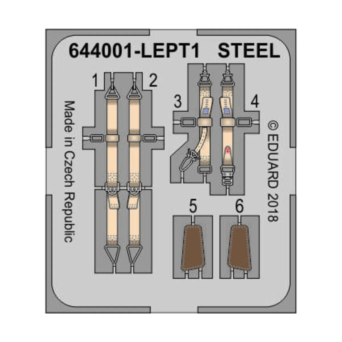 Bf 109G-6 LÖÖK for Tamiya, 1/48 - Eduard Accessories 644001