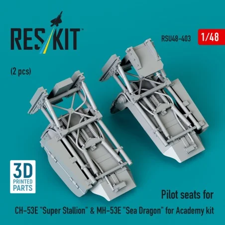 Pilot seats for CH-53E Super Stallion & MH-53E Sea Dragon for Acade...