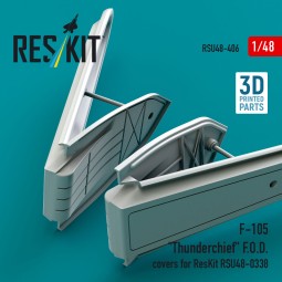 F-105 Thunderchief F.O.D. covers for ResKit RSU48-0338 (3D Printed)... 2
