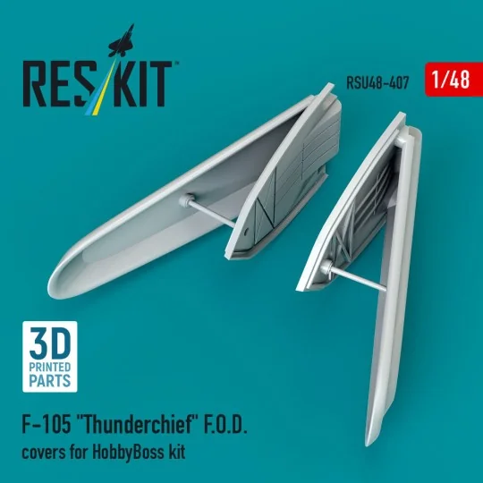F-105 Thunderchief F.O.D. covers for HobbyBoss kit (3D Printed), 1/...