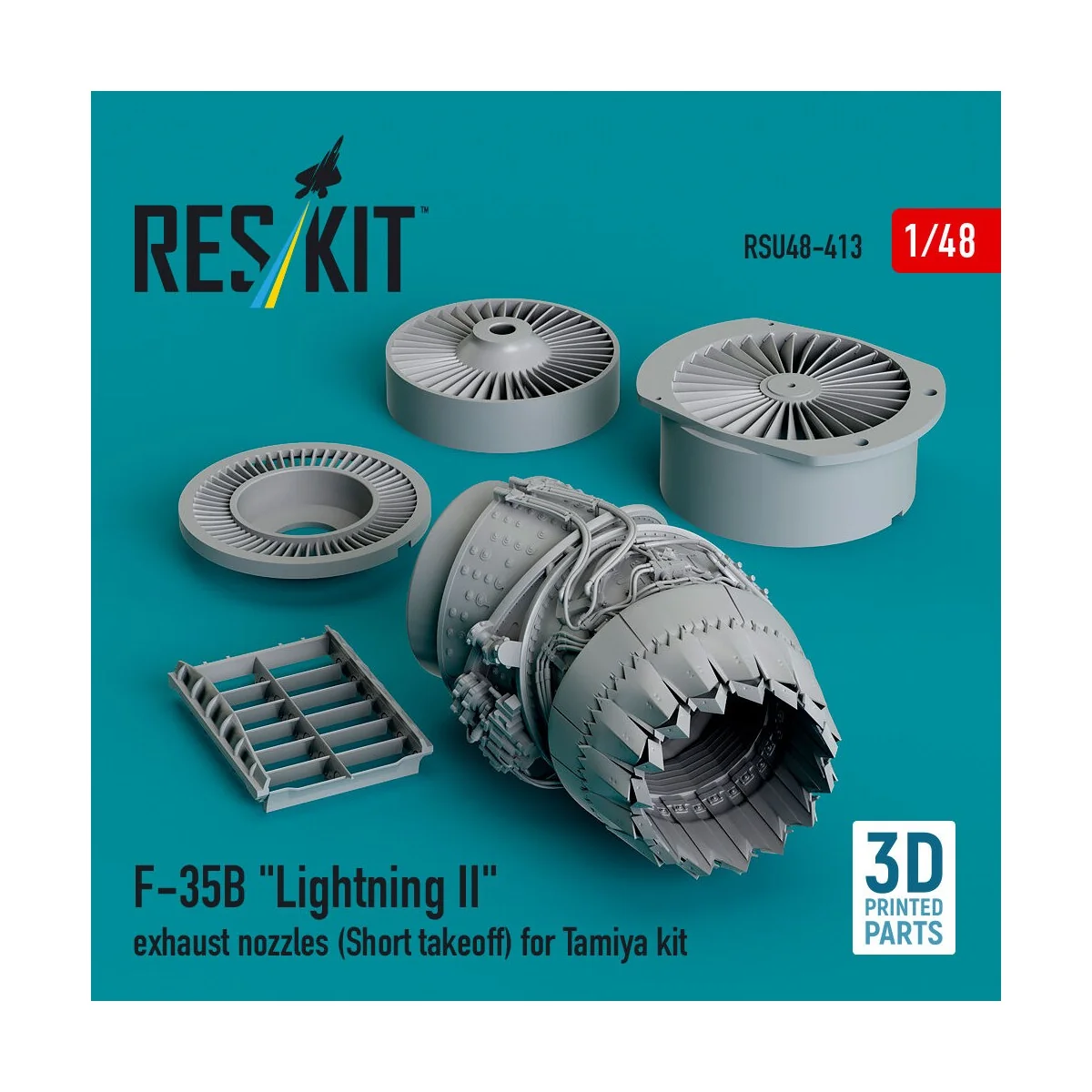 ?F-35B Lightning II exhaust nozzle (Short takeoff) for Tamiya kit (...