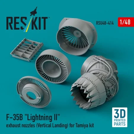 ?F-35B Lightning II exhaust nozzles (Vertical Landing) for Tamiya k...
