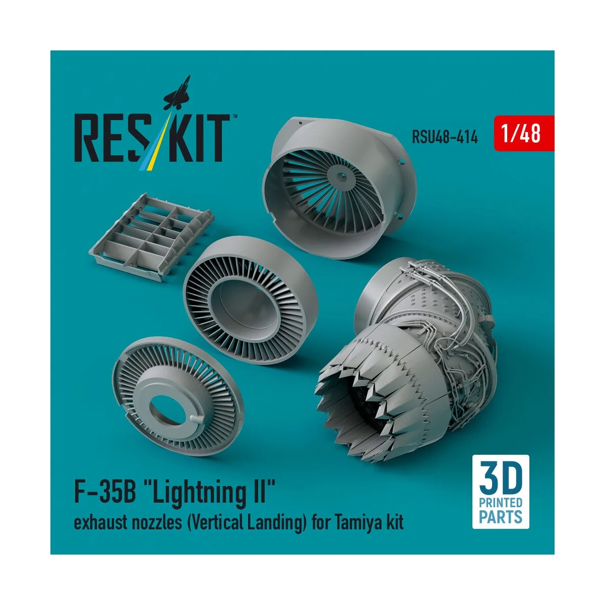 ?F-35B Lightning II exhaust nozzles (Vertical Landing) for Tamiya k...