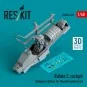 Rafale C cockpit (Detailed edition) for Revell/Academy kit (3D prin...