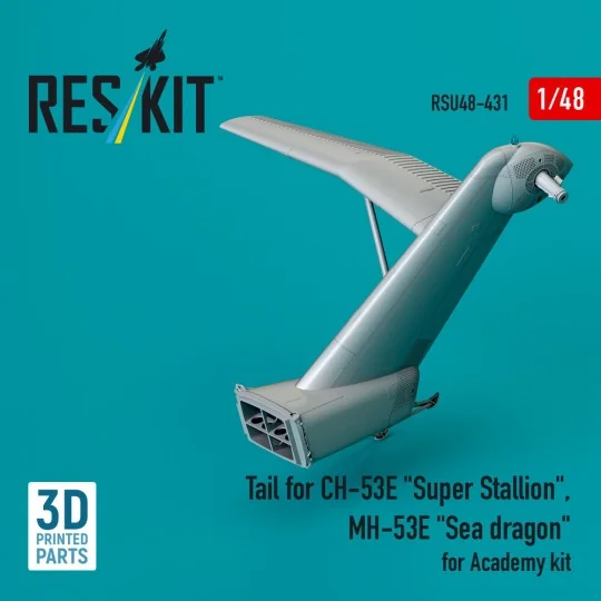 Tail for CH-53E Super Stallion, MH-53E Sea dragon for Academy kit (...