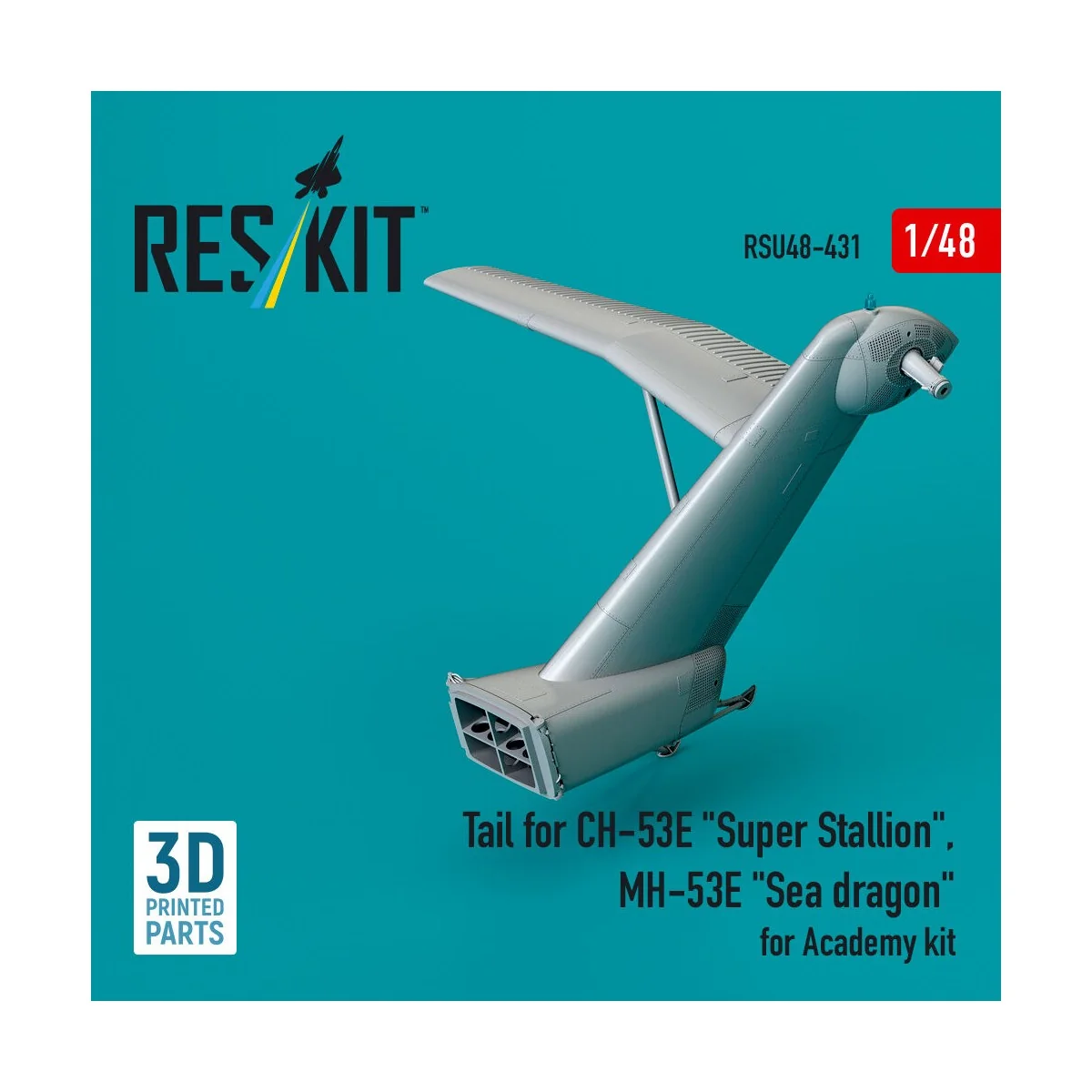 Tail for CH-53E Super Stallion, MH-53E Sea dragon for Academy kit (...