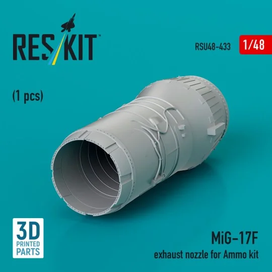 MiG-17F exhaust nozzle for Ammo kit (3D Printed), 1/48 - ResKit Mod... MiG-17F exhaust nozzle for Ammo kit (3D Printed), 1/48 - ResKit Mod...