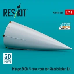 Mirage 2000-5 nose cone for Kinetic/Italeri kit (3D Printed), 1/48 ... 2