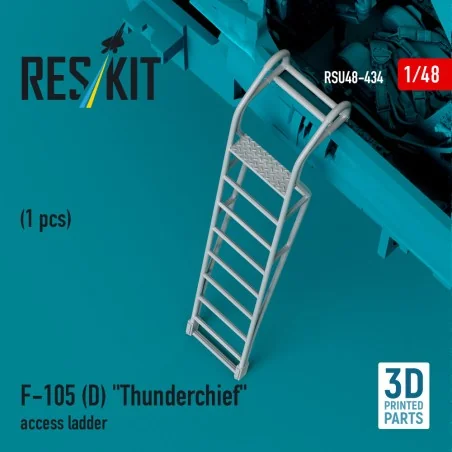 F-105D Thunderchief access ladder (1 pcs) (3D Printed), 1/48 - ResK...