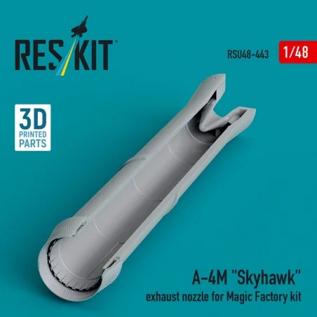 A-4M Skyhawk exhaust nozzle for Magic Factory kit (3D Printed), 1/4...