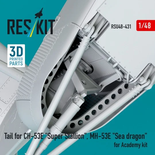 Tail for CH-53E Super Stallion, MH-53E Sea dragon for Academy kit (...