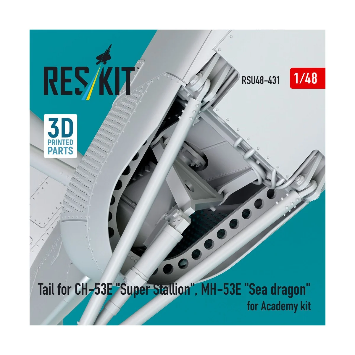 Tail for CH-53E Super Stallion, MH-53E Sea dragon for Academy kit (...