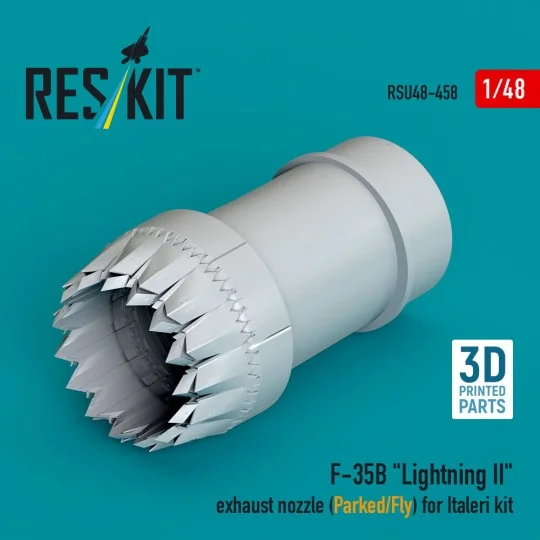 F-35B Lightning II exhaust nozzle (Parked/Fly) for Italeri kit (3D ...