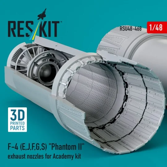 F-4 (E, J, F, G, S) Phantom II exhaust nozzles for Academy kit (3D ... F-4 (E, J, F, G, S) Phantom II exhaust nozzles for Academy kit (3D ...