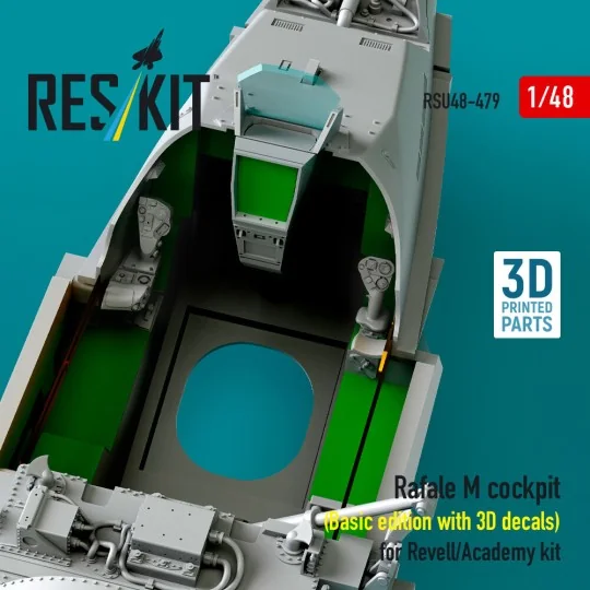 Rafale M cockpit (Basic edition with 3D decals) for Revell/Academy ... Rafale M cockpit (Basic edition with 3D decals) for Revell/Academy ...