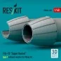 F/A-18 Super Hornet type 1 exhaust nozzles for Meng kit (3D Printed...