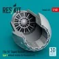F/A-18 Super Hornet type 2 exhaust nozzles for Hasegawa kit (3D Pri...
