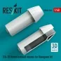 F/A-18 Hornet exhaust nozzles for Hasegawa kit (3D Printed), 1/48 -...