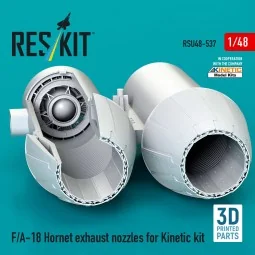 F/A-18 Hornet exhaust nozzles for Kinetic kit (3D Printed), 1/48 - ... 2
