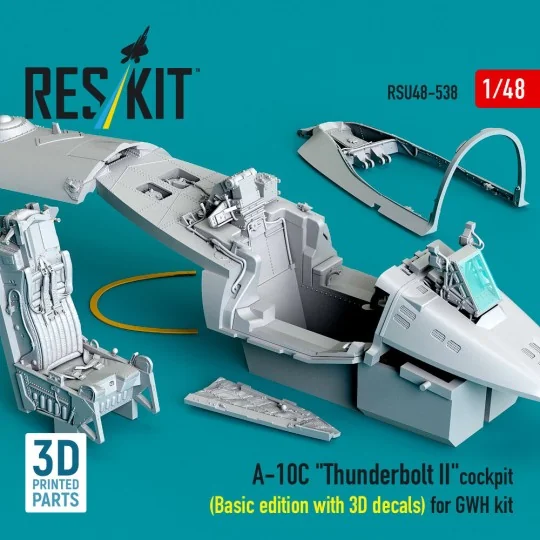 A-10C Thunderbolt II cockpit (Basic edition with 3D decals) for GWH...