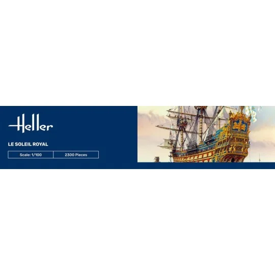 STARTER KIT Soleil Royal, 1/100 - Heller 58899 STARTER KIT Soleil Royal, 1/100 - Heller 58899