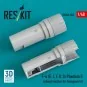 F-4 (E, J, F, G, S) Phantom II exhaust nozzles for Hasegawa kit (3D... F-4 (E, J, F, G, S) Phantom II exhaust nozzles for Hasegawa kit (3D...