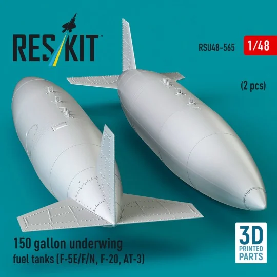 150 gallon underwing fuel tanks (2 pcs) (F-5E/F/N, F-20, AT-3) (3D ...