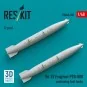Su-25 Frogfoot PTB-800 underwing fuel tanks (2 pcs) (3D Printed), 1...