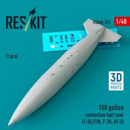 150 gallon centerline fuel tank (F-5E/F/N, F-20, AT-3) (1 pcs) (3D ...