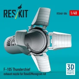 F-105 Thunderchief exhaust nozzle for Revell/Monogram kit (3D Print... 2