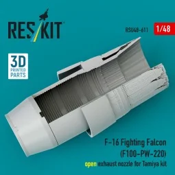 F-16 Fighting Falcon (F100-PW-220) open exhaust nozzle for Tamiya k... 2