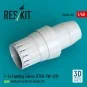 F-16 Fighting Falcon (F100-PW-229) open exhaust nozzle for Kinetic ...