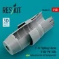 F-16 Fighting Falcon (F100-PW-220) open exhaust nozzle for Hasegawa...