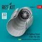 F-16 Fighting Falcon (F100-PW-220) open exhaust nozzle for Hasegawa...