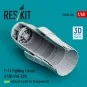 F-16 Fighting Falcon (F100-PW-229) open exhaust nozzle for Hasegawa...
