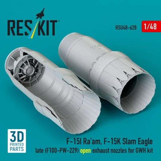 F?15I Ra'am, F?15K Slam Eagle late (F100-PW-229) open exhaust nozzl... F?15I Ra'am, F?15K Slam Eagle late (F100-PW-229) open exhaust nozzl...