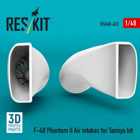 F-4B Phantom II Air intakes for Tamiya kit (3D Printed), 1/48 - Res...