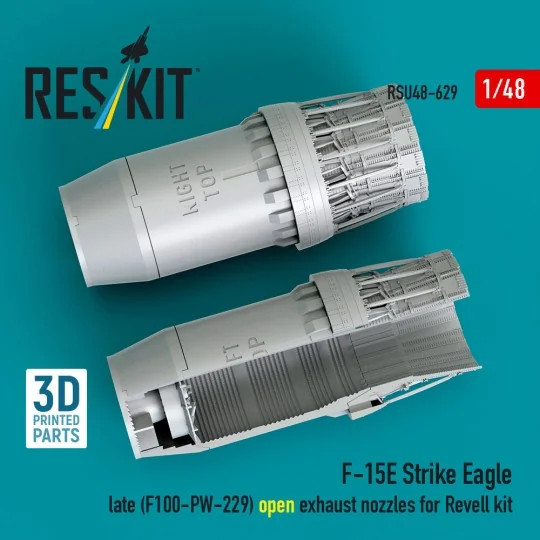 F?15E Strike Eagle late (F100-PW-229) open exhaust nozzles for Reve... F?15E Strike Eagle late (F100-PW-229) open exhaust nozzles for Reve...