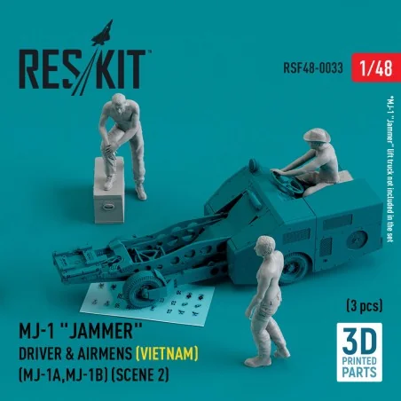 MJ-1 Jammer Driver & airmens (Vietnam) (MJ-1A, MJ-1B) (scene 2) (3 ...