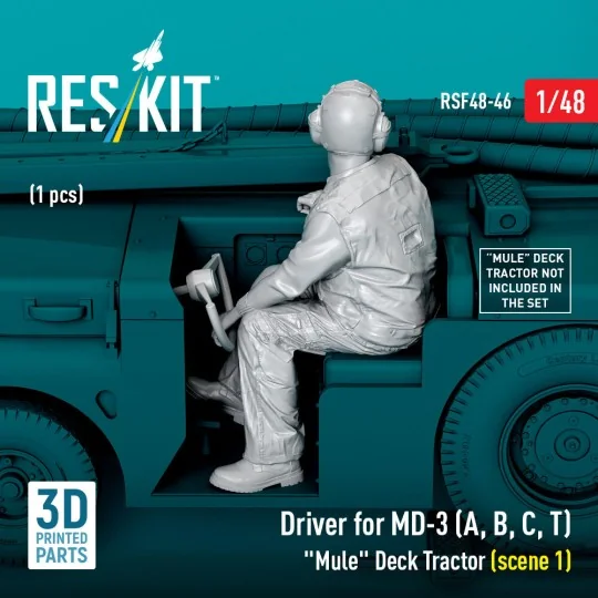 Driver for MD-3 (A, B, C, T) Mule Deck Tractor (scene 1) (1 pcs) (3...