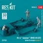 MJ-4 Jammer (MHU-83 B/E) driver & airmen (scene 2) (3 pcs) (3D Prin...