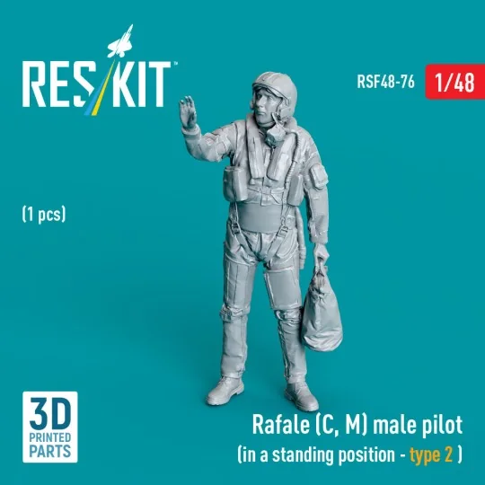 Rafale (C, M) male pilot (in a standing position - type 2) (1 pcs) ...
