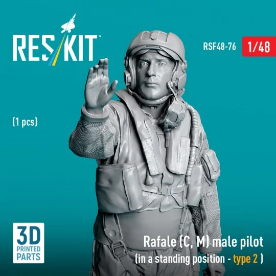 Rafale (C, M) male pilot (in a standing position - type 2) (1 pcs) ...