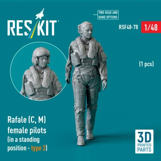 Rafale (C, M) female pilot (in a standing position - type 2) (1 pcs...
