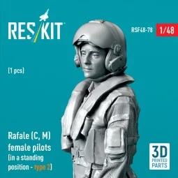 Rafale (C, M) female pilot (in a standing position - type 2) (1 pcs... 2