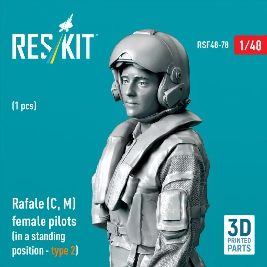 Rafale (C, M) female pilot (in a standing position - type 2) (1 pcs...
