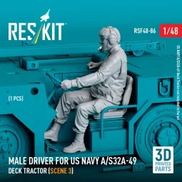 Male driver for US NAVY A/S32A-49 Deck Tractor (scene 3) (1 pcs) (3... 2