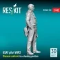 USAF pilot WW2 (Summer uniform) in a standing position (3D Printed)...