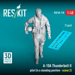A-10A Thunderbolt II pilot (in a standing position - scene 2) (1 pc...